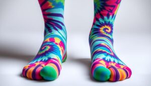 how to tie dye socks