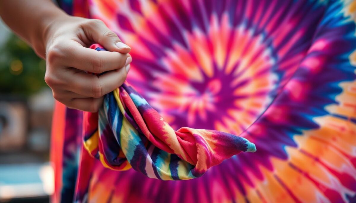 tie dye application