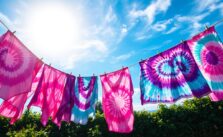 tie dye drying 1