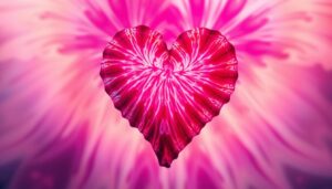 tie dye heart design